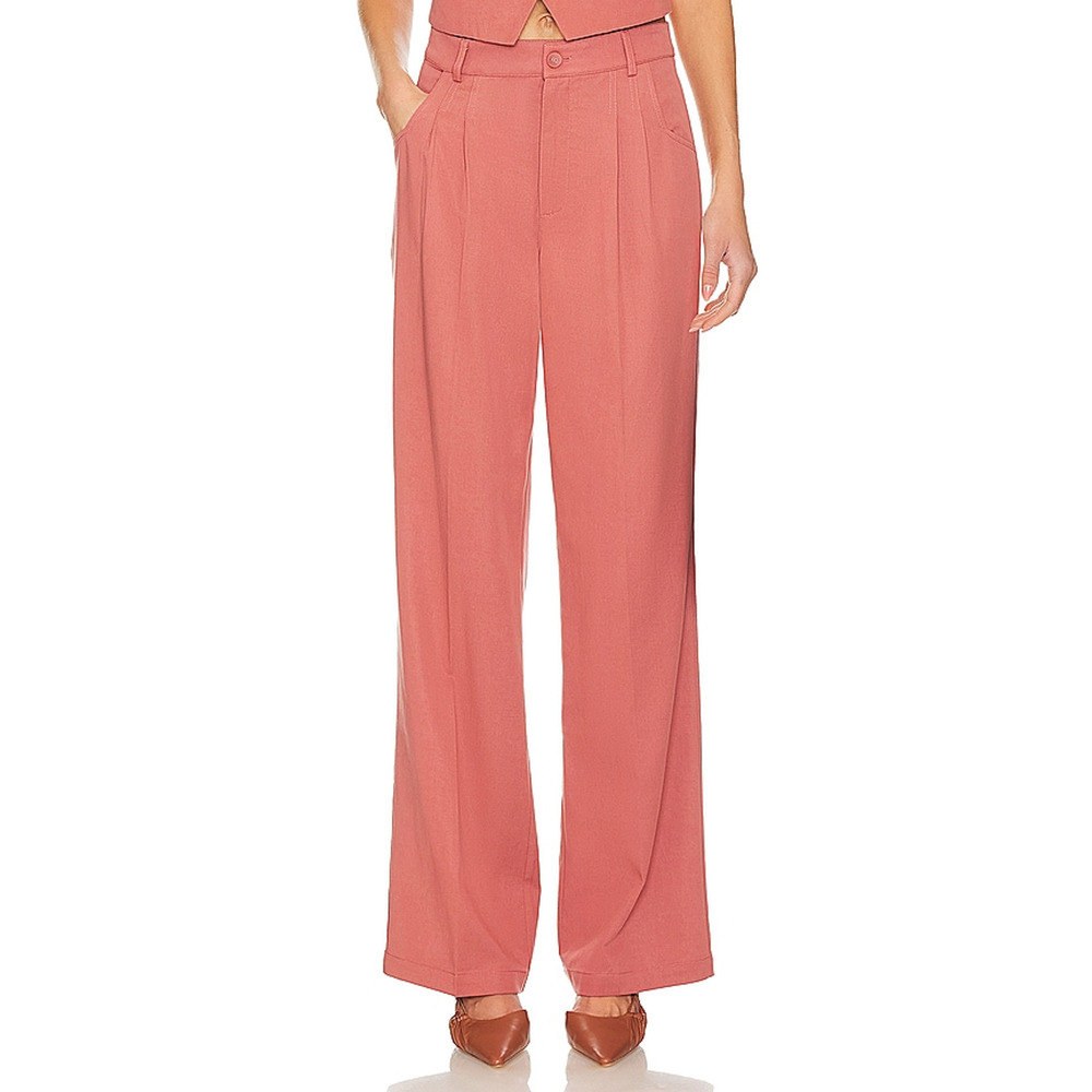Paige 'Merano' Red Twill Pant Size 8